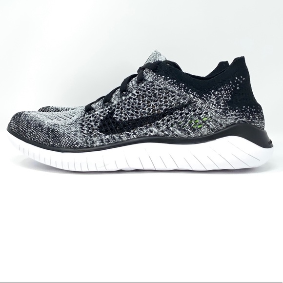 Nike Free RN Flyknit 2018 'Oreo' - Picture 2 of 8